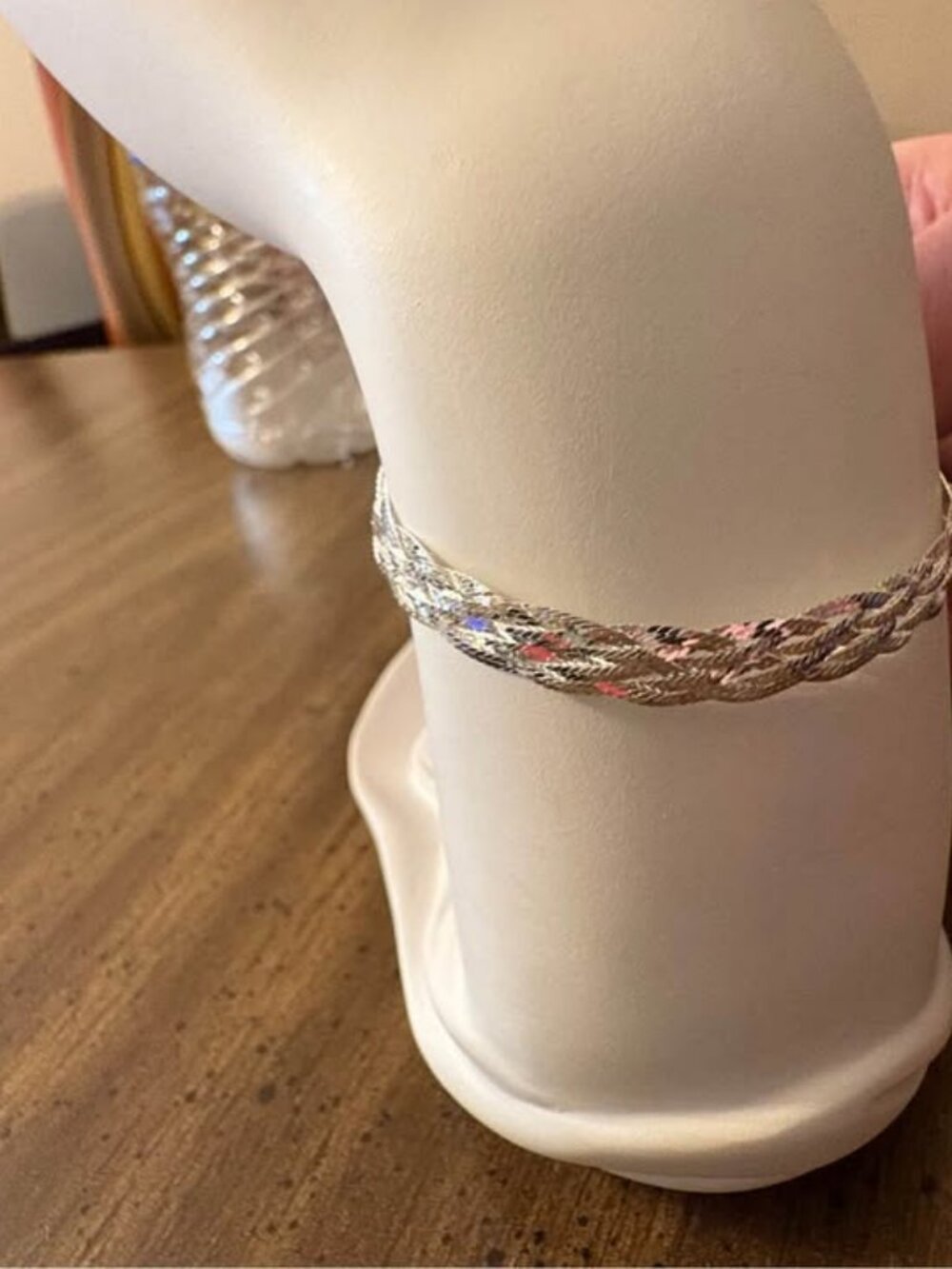 7.5 Inch Twisted Herringbone Sterling 925, 6.1mm, 4.2 grams